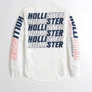 Hollister Racing Style Men’s Long Sleeve T-Shirt